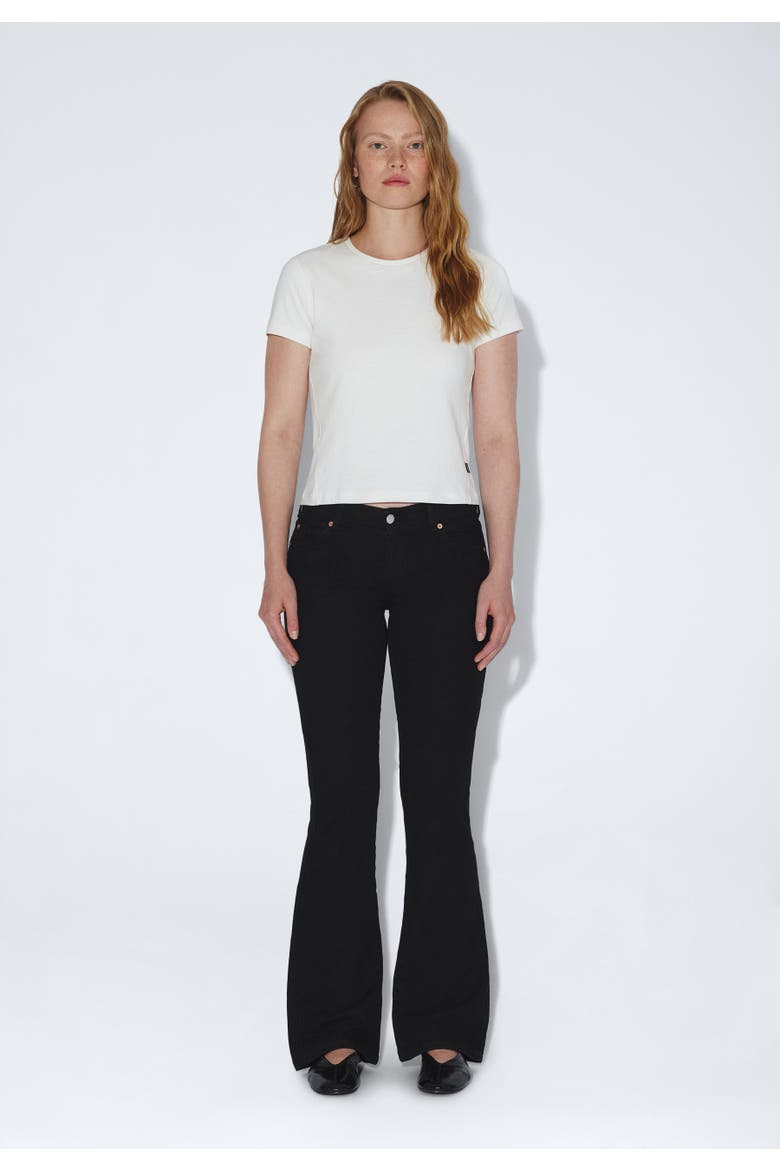 Kily Low Bootcut Jeans, Alternate, color, Solid black