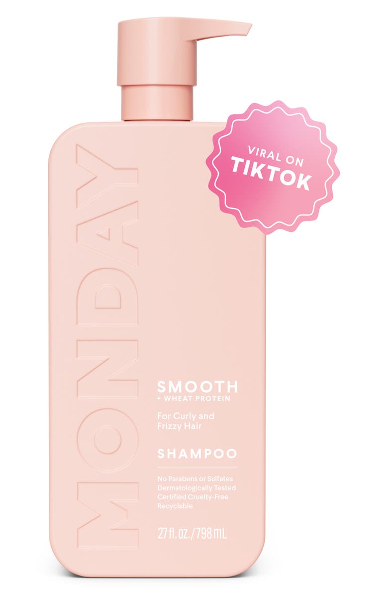 MONDAY HAIRCARE Smooth Shampoo - 27 oz., Alternate, color, Pink