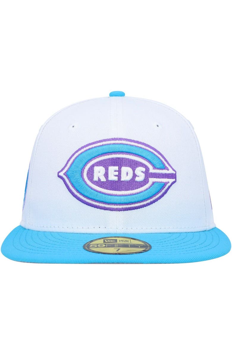 New Era Men's New Era White Cincinnati Reds 1938 MLB All-Star Game Vice 59FIFTY Fitted Hat, Alternate, color, White