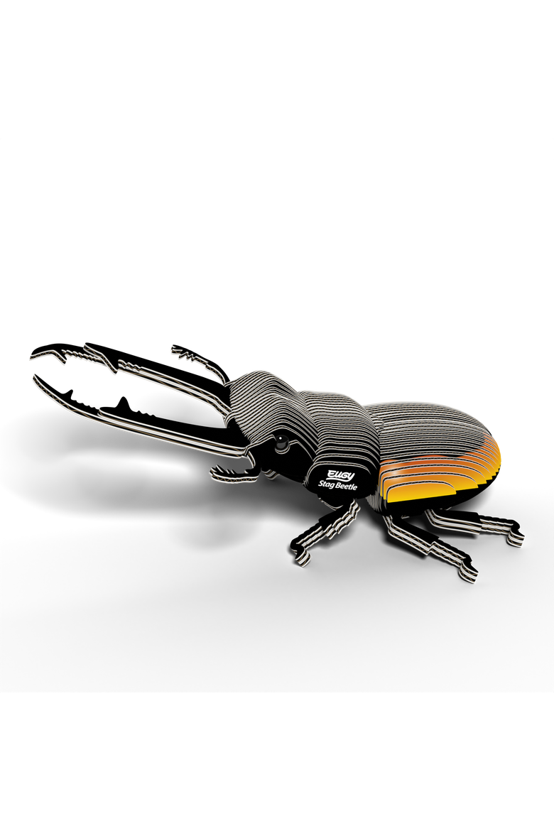 Stag Beetle 3D Puzzle, Alternate, color, No Color