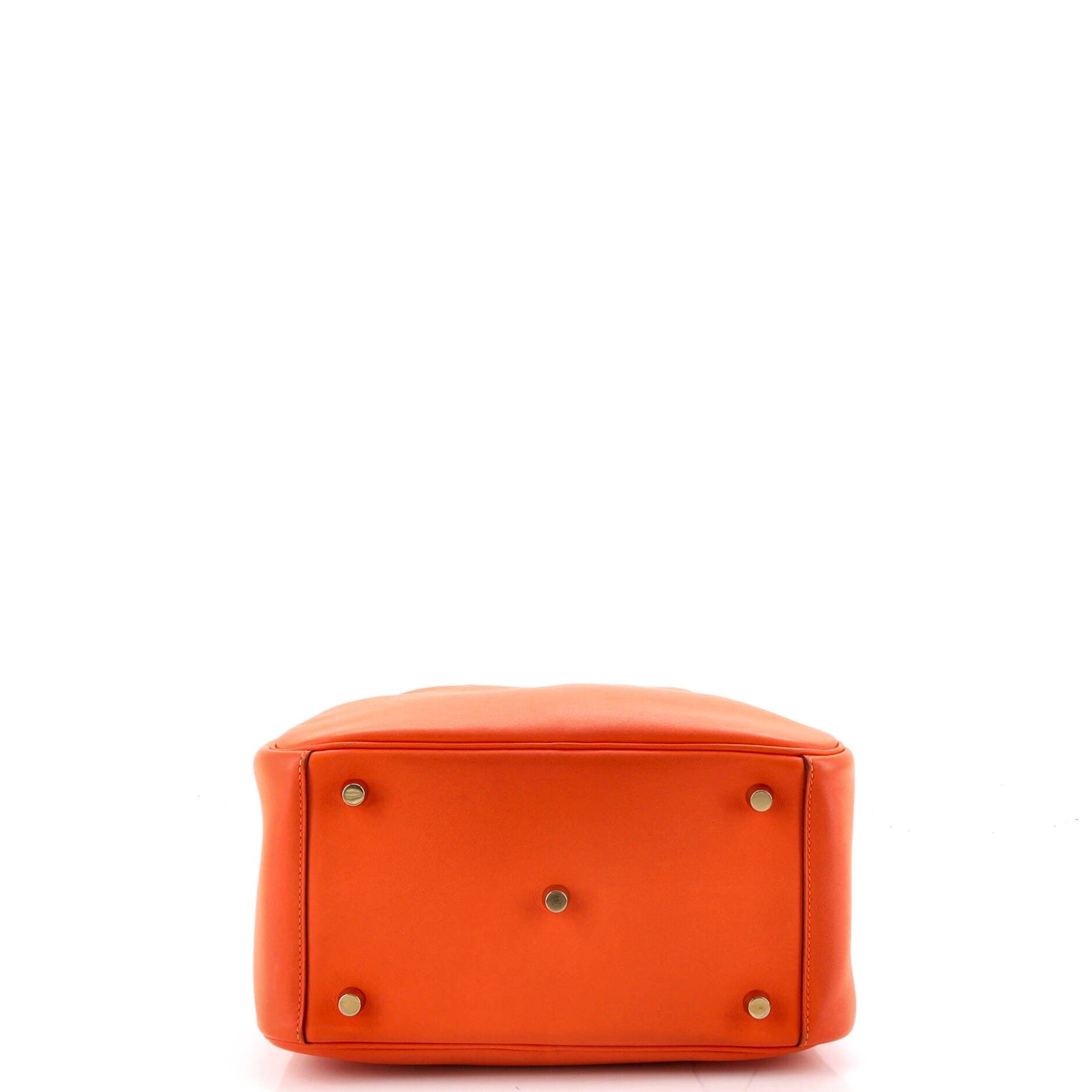 Pre-Owned Hermes Lindy Bag Verso Swift 26, Alternate, color, Verso-Orange H/Vermillion