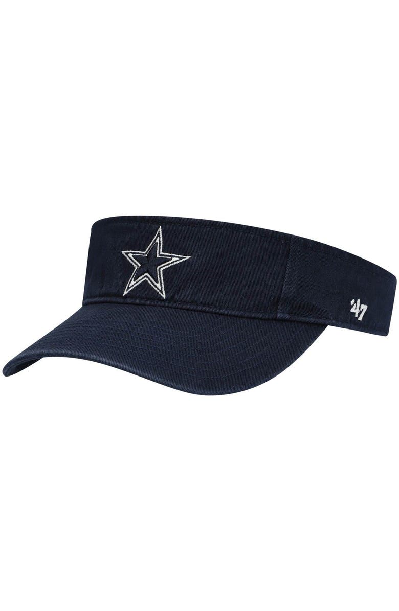 '47 Men's '47 Navy Dallas Cowboys Clean Up Visor, Main, color, Navy