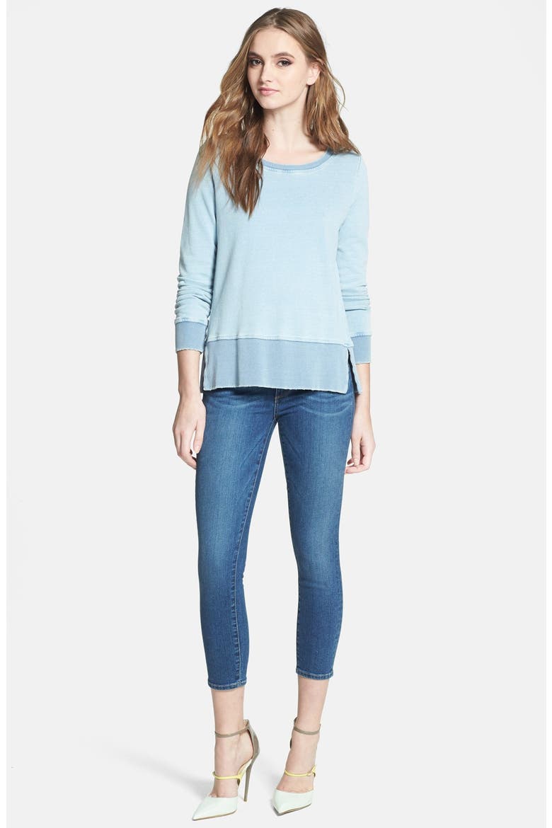 Denim 'Verdugo' Crop Skinny Jeans, Alternate, color, NEVADA