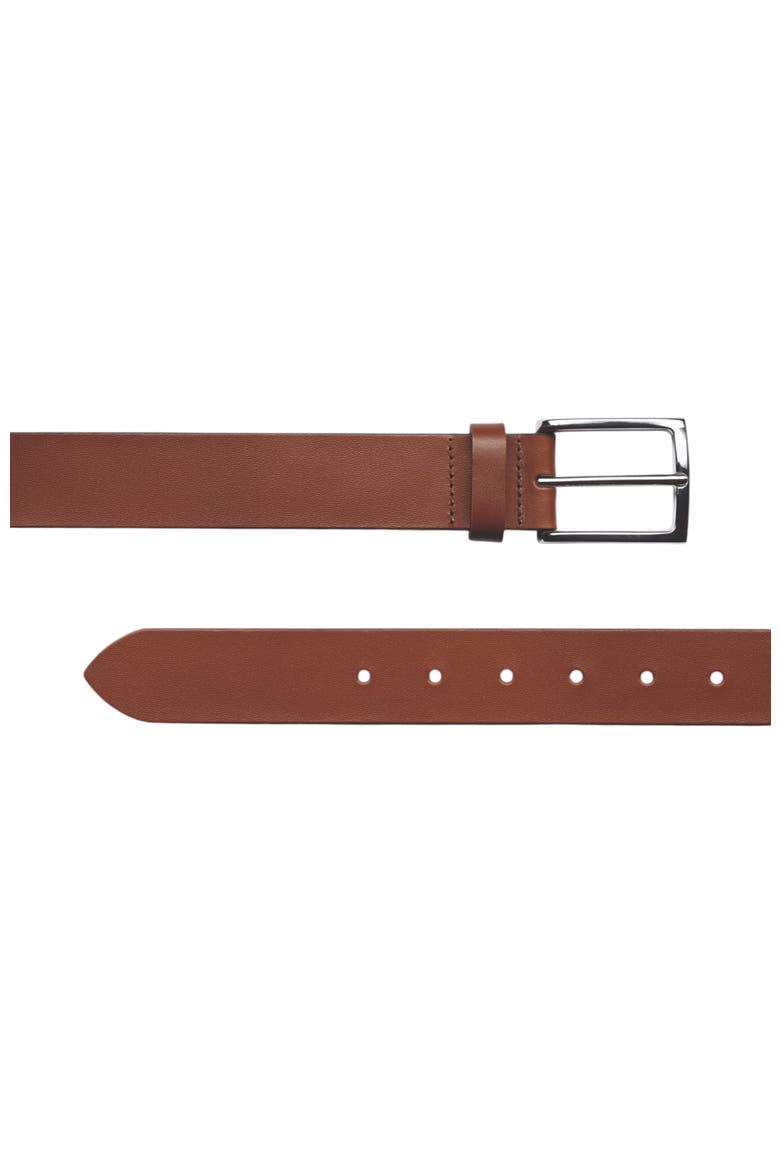 Leather Chino Belt, Alternate, color, Tan
