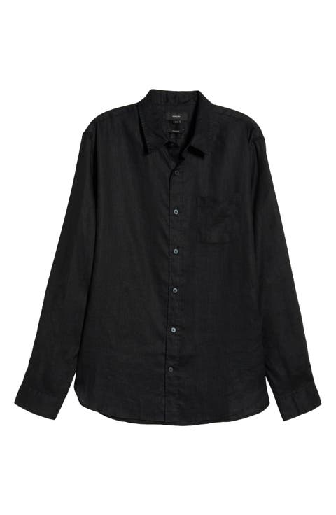 Linen Button-Up Shirt