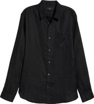 Vince Linen Button-Up Shirt