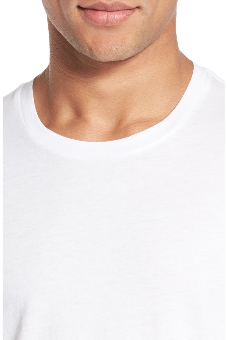 Slim Fit Crewneck T-Shirt, Alternate, color, OPTIC WHITE