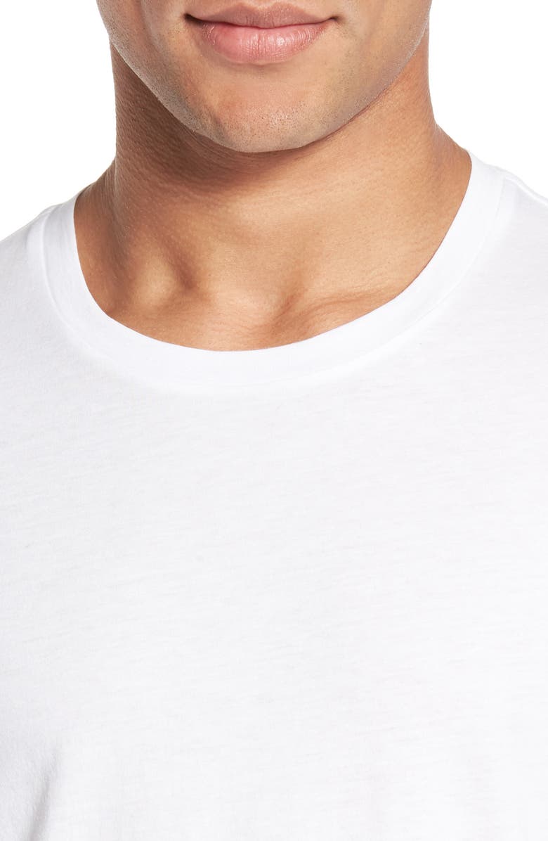 Vince Slim Fit Crewneck T-Shirt, Alternate, color, Optic White