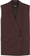 BOSS Jankania Linen Blend Vest