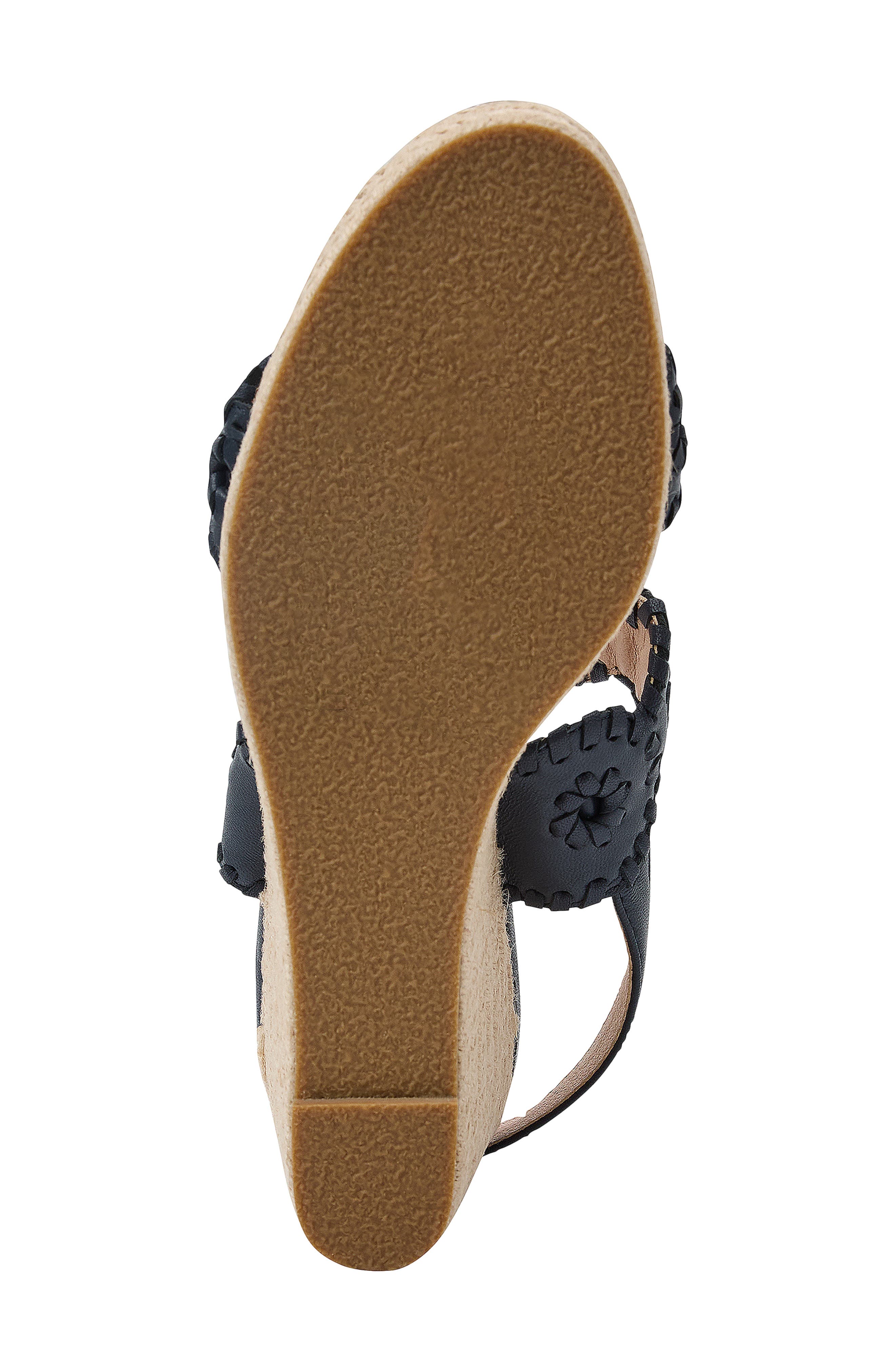 Laurin Platform Wedge Sandal, Alternate, color, MIDNITE