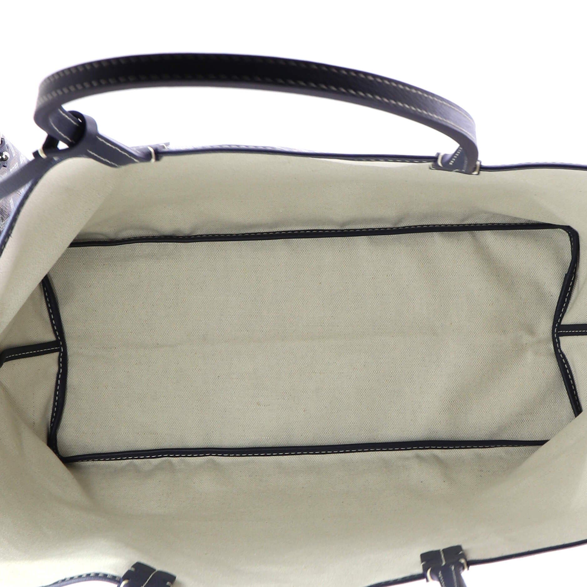 Pre-Owned Goyard Saint Louis Tote Coated Canvas PM, Alternate, color, Blue