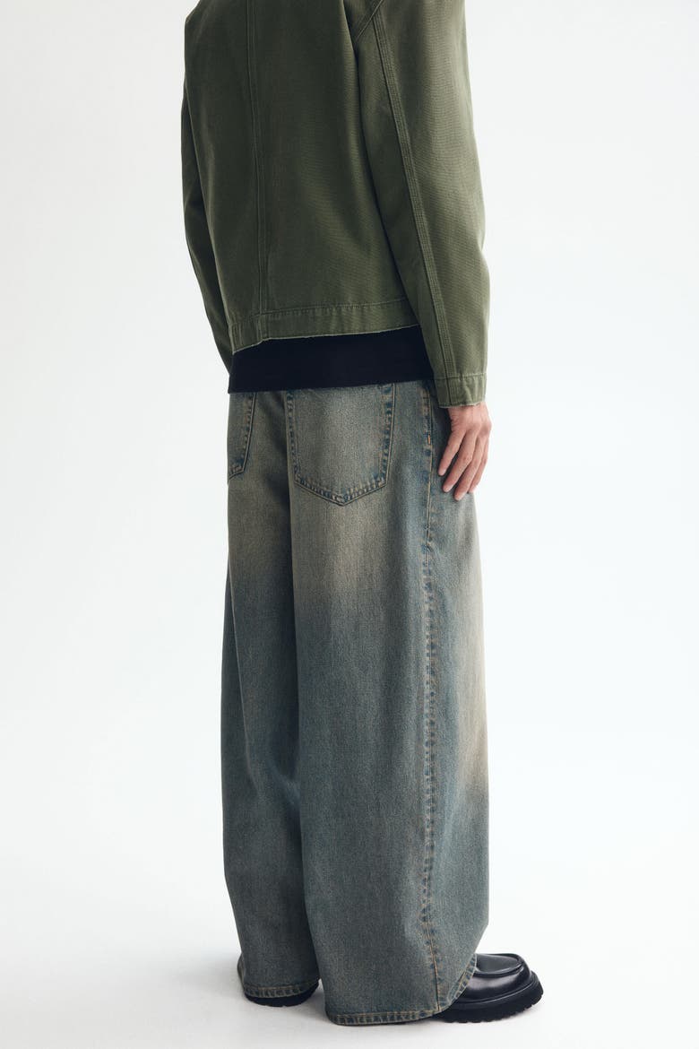 Baggy Jeans, Alternate, color, Washed light denim blue