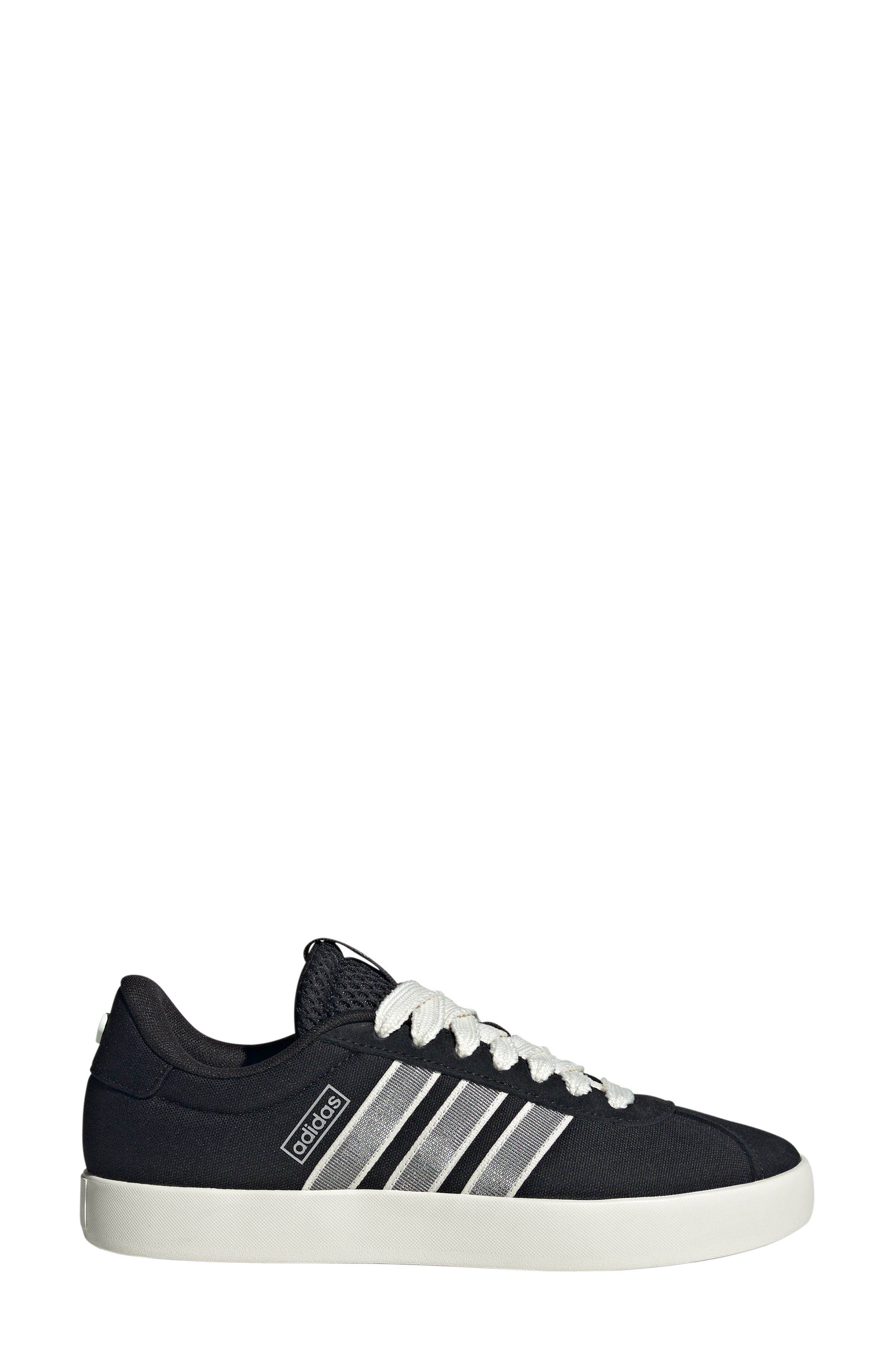 adidas VL Court 3.0 Sneaker, Alternate, color, Black/ Off White/ Clear Sky