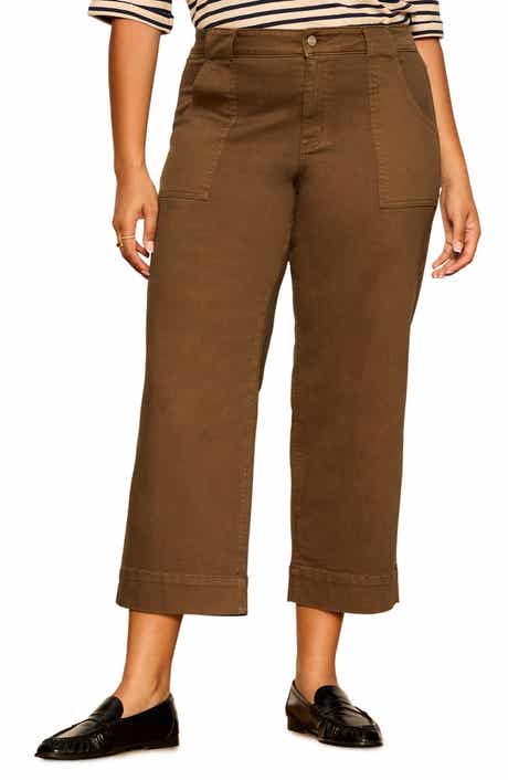 Insider Crop High Waist Cropped Straight Leg Jeans