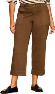Sanctuary Insider Crop High Waist Cropped Straight Leg Jeans