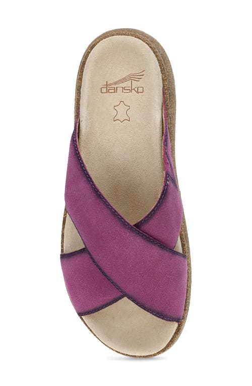 DANSKO DANSKO BRIDGET PLATFORM WEDGE SLIDE SANDAL