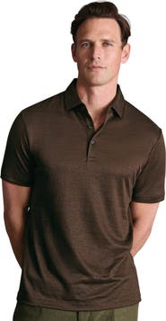 Charles Tyrwhitt Short Sleeve Linen Polo