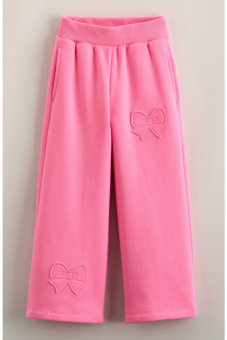 Kids' Bow Sweatpants, Main, color, PINK COSMOS