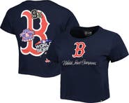 New Era Women's New Era Blue Boston Red Sox Historic Champs T-Shirt