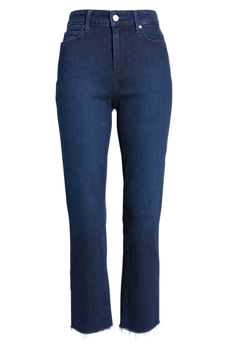 PAIGE Cindy High Waist Crop Straight Leg Jeans, Alternate, color, Nomadic