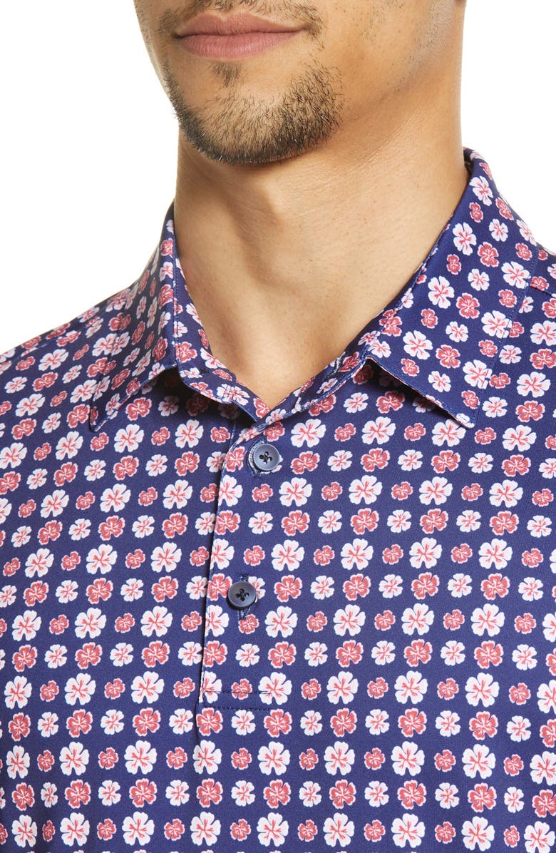 Mizzen+Main Versa Floral Performance Golf Polo, Alternate, color, 