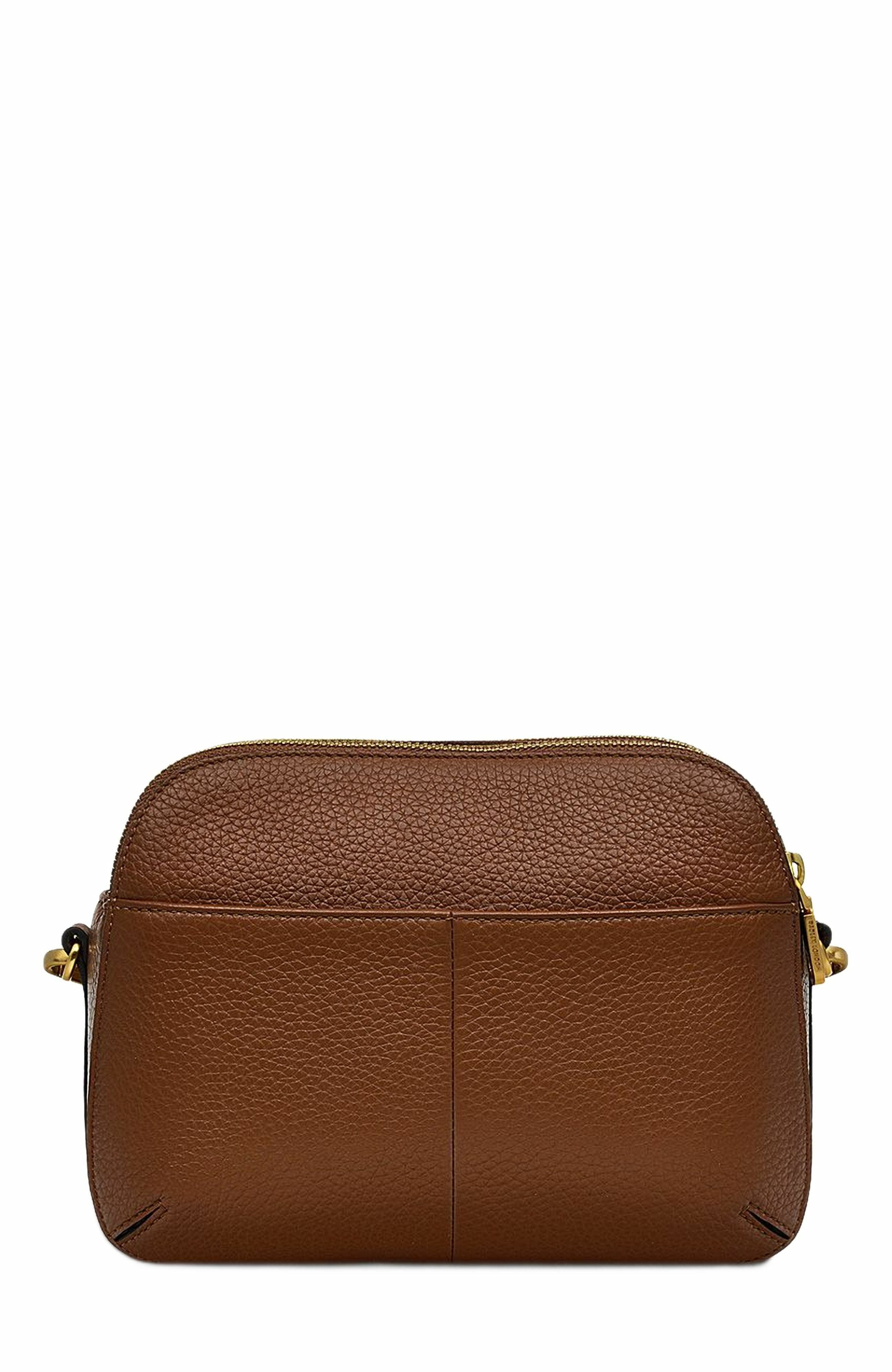 Radley Dukes Place Medium Ziptop Crossbody Bag, Alternate, color, Saddle