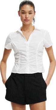 Cotton On Women's Maya Rouched Shirt