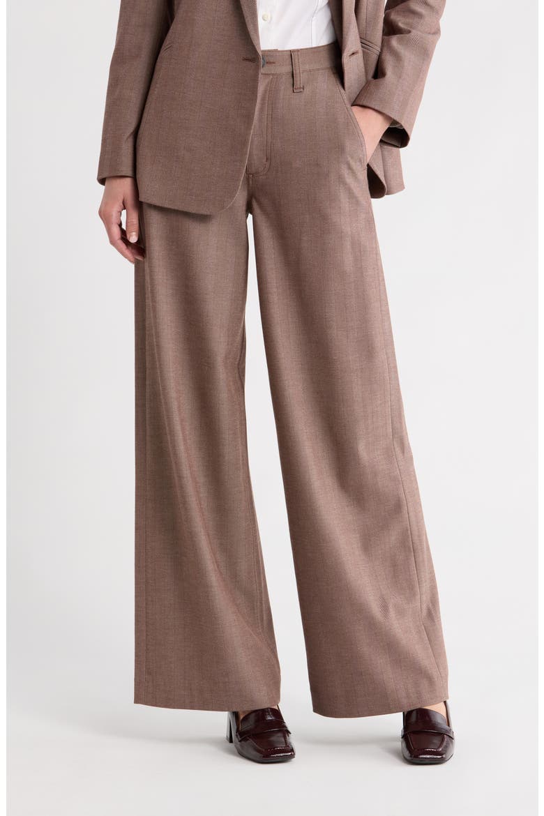 Serena High Waist Wide Leg Pants, Main, color, ESPRESSO