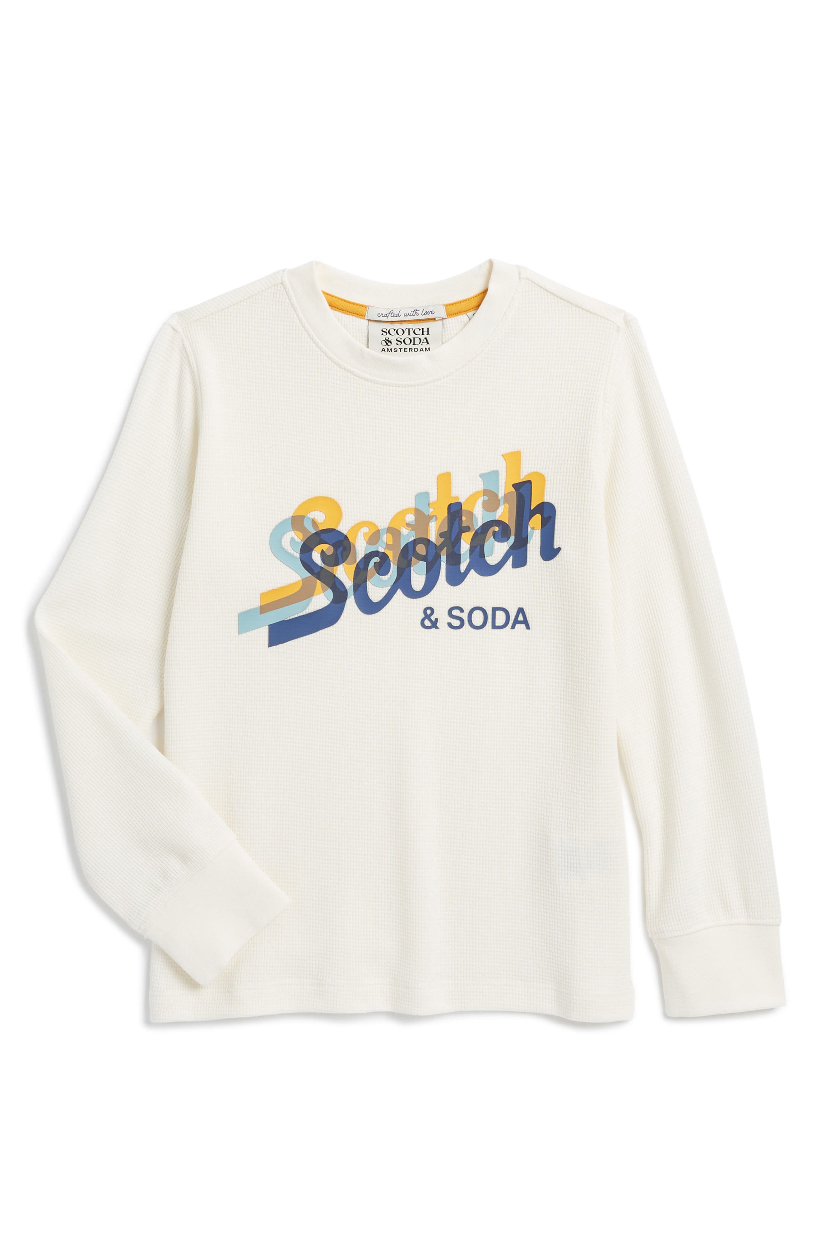 Scotch & Soda Kids' Thermal Graphic T-Shirt