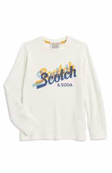 Scotch & Soda Kids' Thermal Graphic T-Shirt