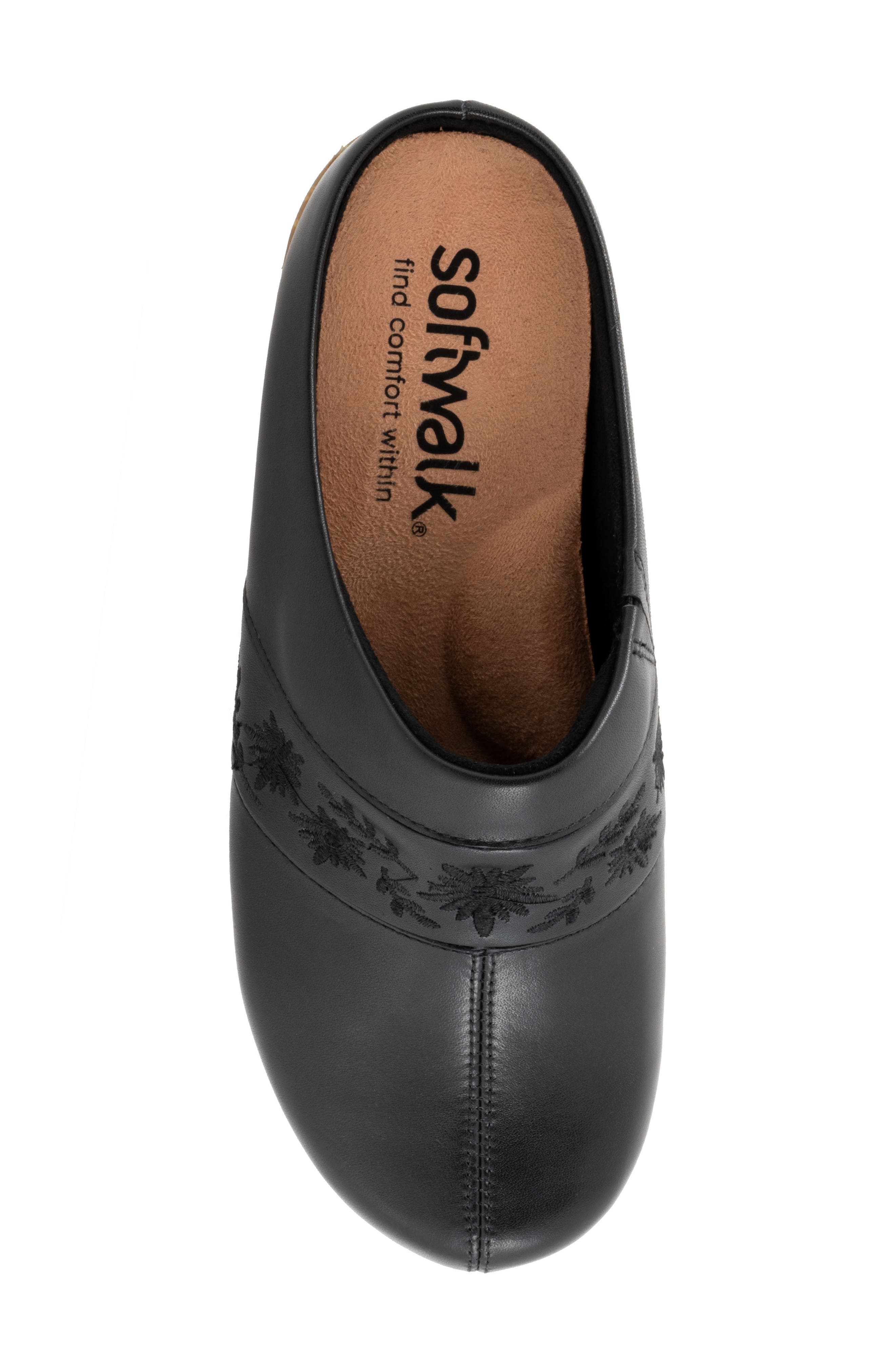 SoftWalk<sup>®</sup> Aurora 3.0 Embroidered Floral Clog, Alternate, color, 