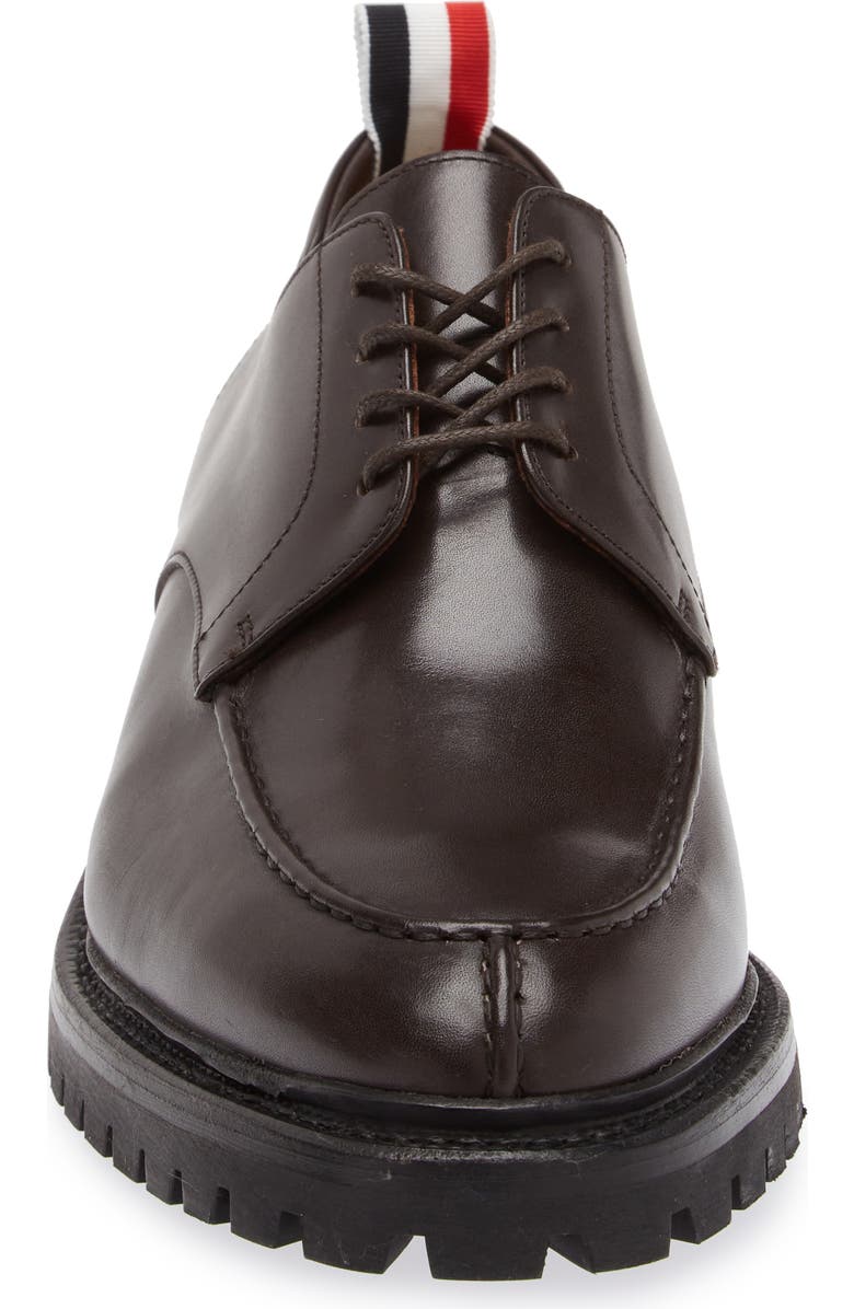 Thom Browne Apron Toe Derby, Alternate, color, Brown