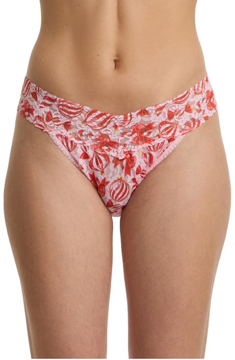 Print Original Rise Thong