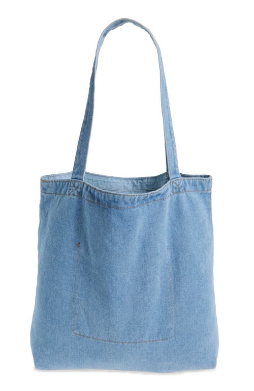 Bp. Denim Tote In Light Wash