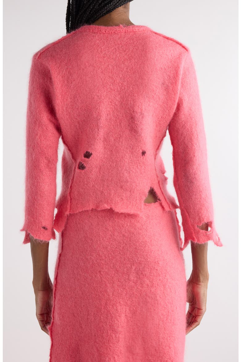 Kiruna Boiled Knit Cardigan, Alternate, color, PINK