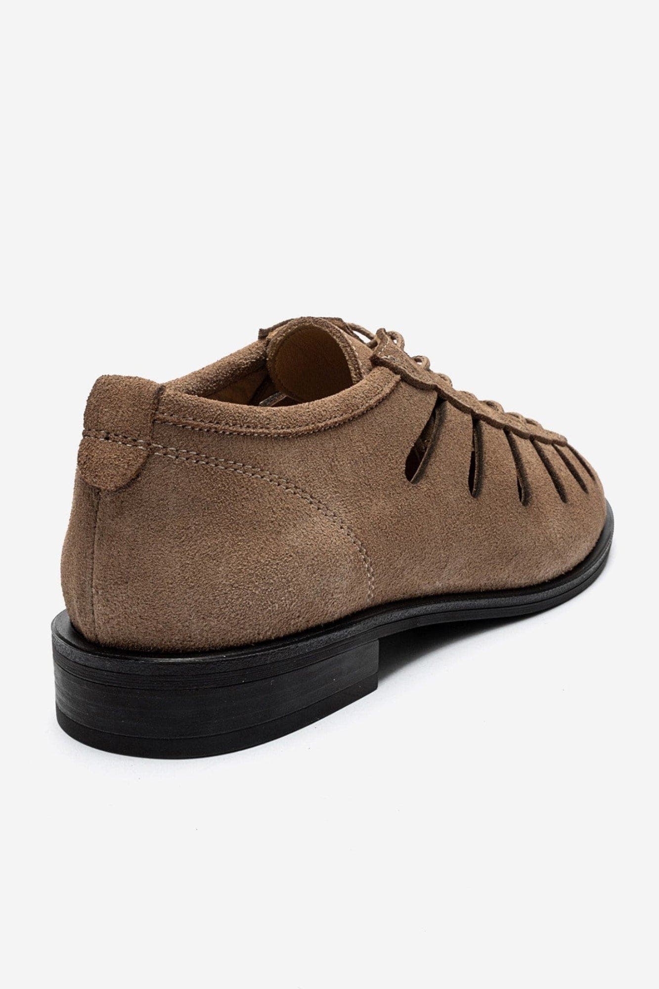 Astron Leather Casual Lace Up Shoes, Alternate, color, Cognac Suede