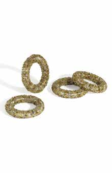 Tiramisu Radiant 4-Pack Napkin Rings