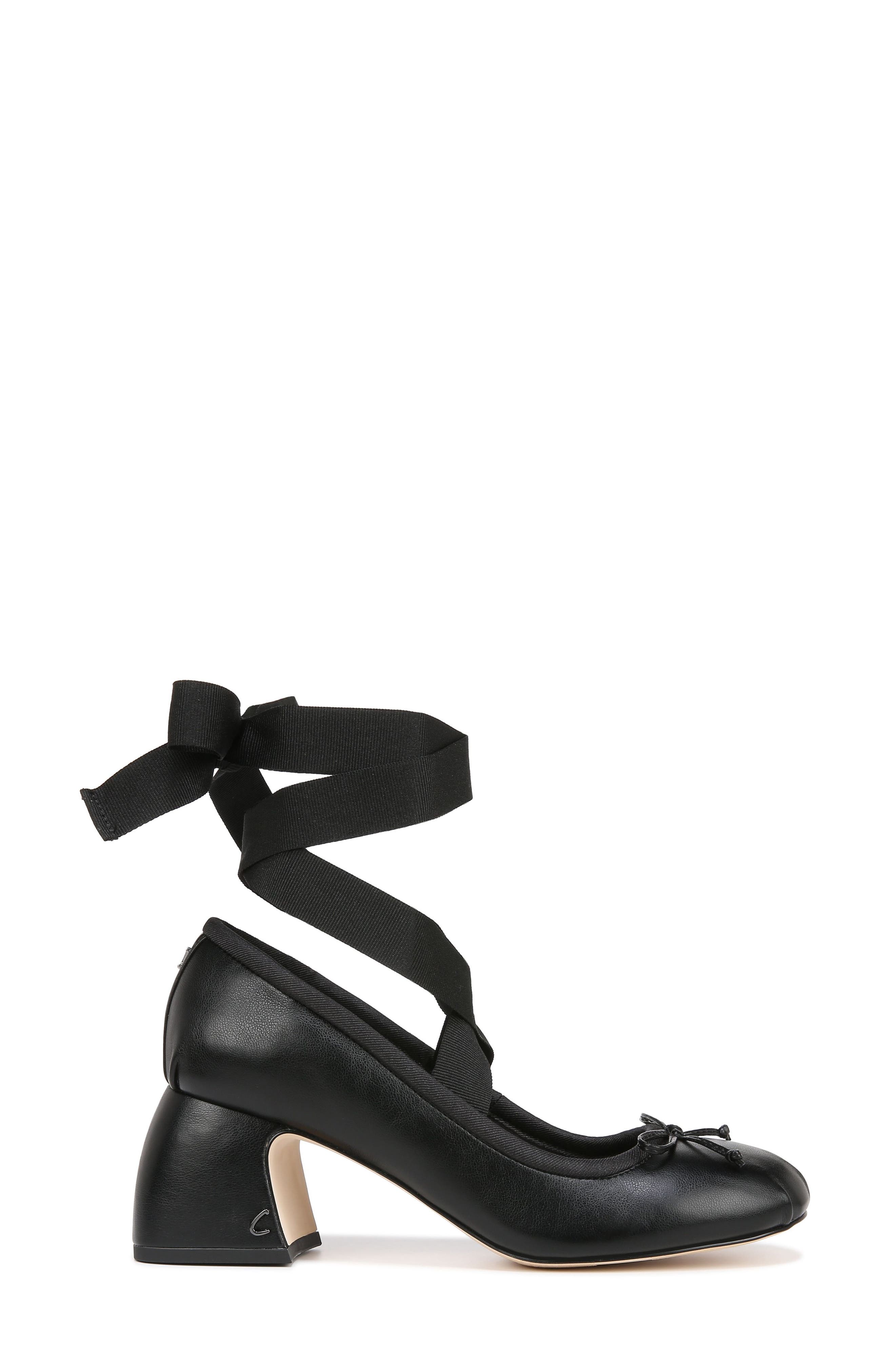 Circus NY by Sam Edelman Della Ankle Wrap Pump, Alternate, color, Black