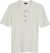 Rails Nathan Cotton Blend Polo Sweater