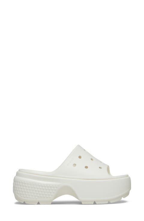 Stomp Water Resistant Platform Slide Sandal (Women)