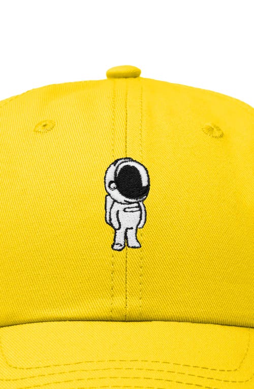 Dalix Astronaut Embroidered Space Hat In Gold