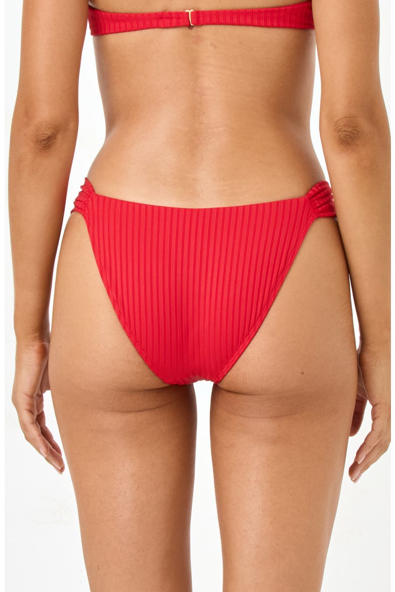 Dolce Full Bikini Bottoms, Alternate, color, FLAME