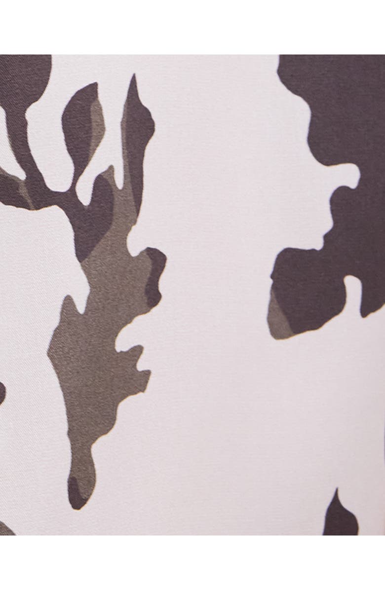 Theory Irving Floral Short Sleeve Button-Up Shirt, Alternate, color, Silver Cloud Multi - 2Oy