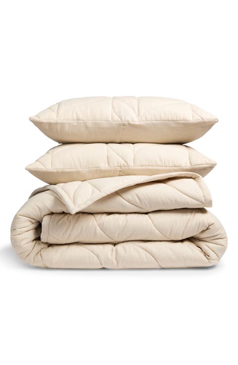 Organic Cotton Cable Melange Quilt