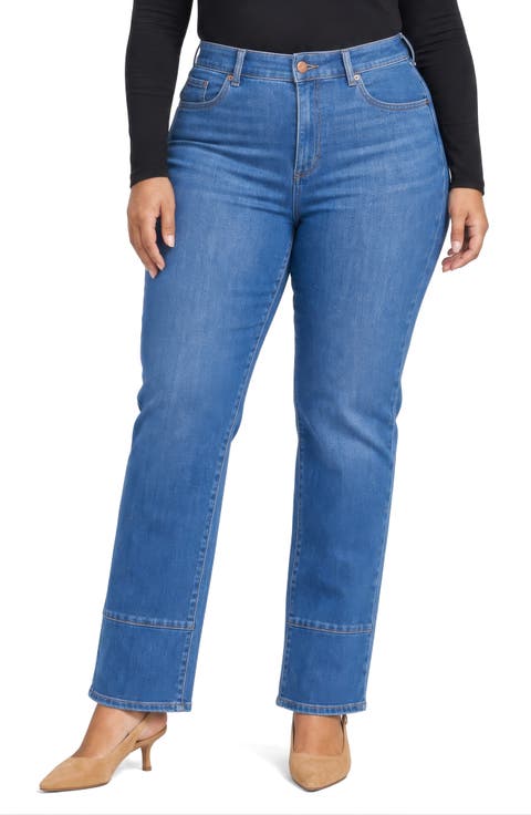 Brooke High Waist Loose Straight Leg Jeans