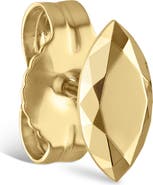 MARIA TASH Faceted Marquise Single Stud Earring
