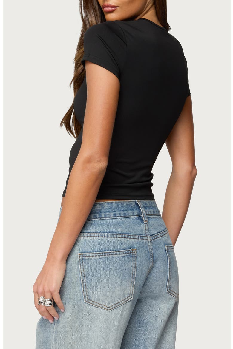 Tay Crop T-Shirt, Alternate, color, BLACK