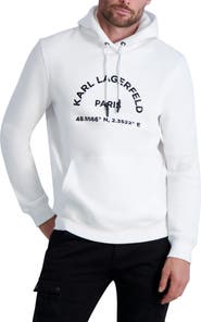 KARL LAGERFELD PARIS Latitude/Longitude Hoodie