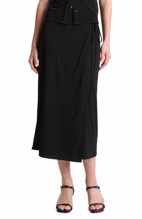 Vince Wrap Midi Skirt