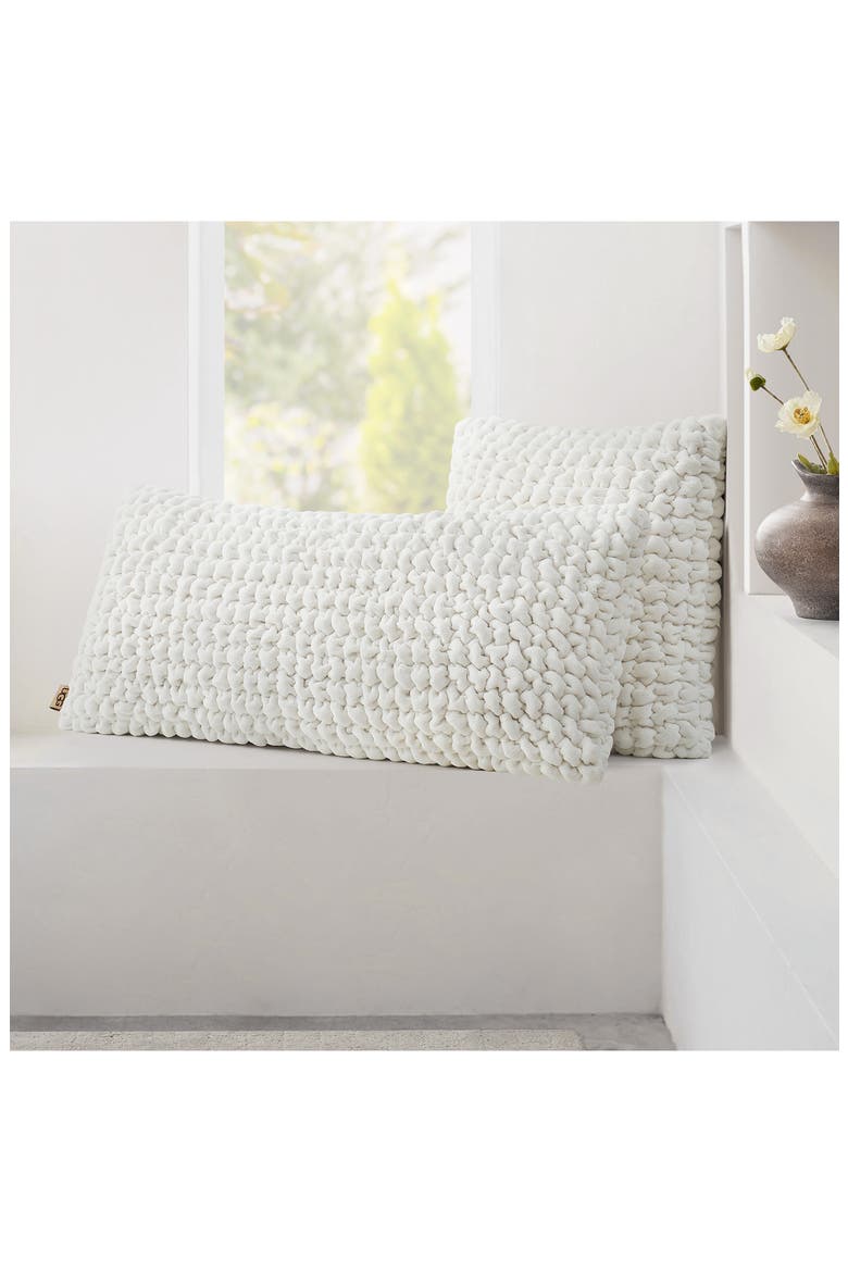 Coco Puff Accent Pillow, Alternate, color, SNOW